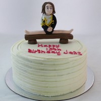 Sport - Gymnast Splits Figurine Cake